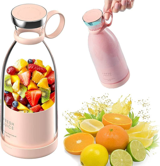 Mini Blender Pink Clear ABS for Home & Office