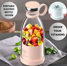 Mini Blender Pink Clear ABS for Home & Office